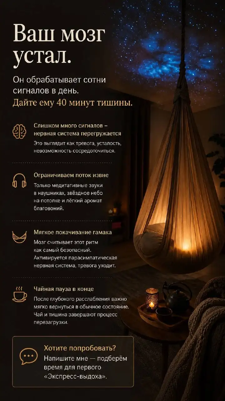 Студия Тишины - место сенсорной перезагрузки для женщин - Услуги в Балашиха