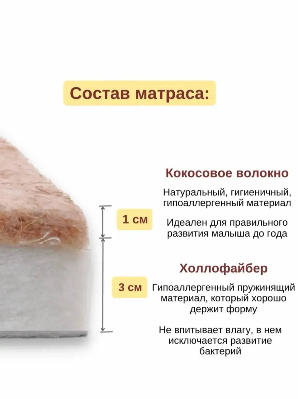 Детская кроватка с матрасом - Кроватки (Товары для детей) в Балашиха