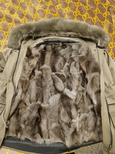Парка из натурального меха лисы - Одежда в Владивосток