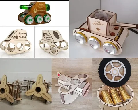 Деревянные танки и самолёты - оригинальный подарок на 23 февраля - частное объявление в Владивосток