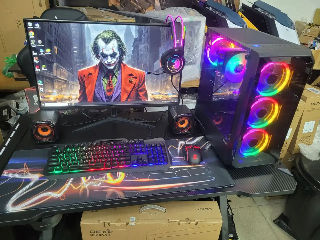 Компьютер полный комплект с монитором 24д 144Гц