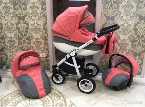 Коляска 3 в 1 в хорошем состоянии - Люльки и кроватки в Владивосток