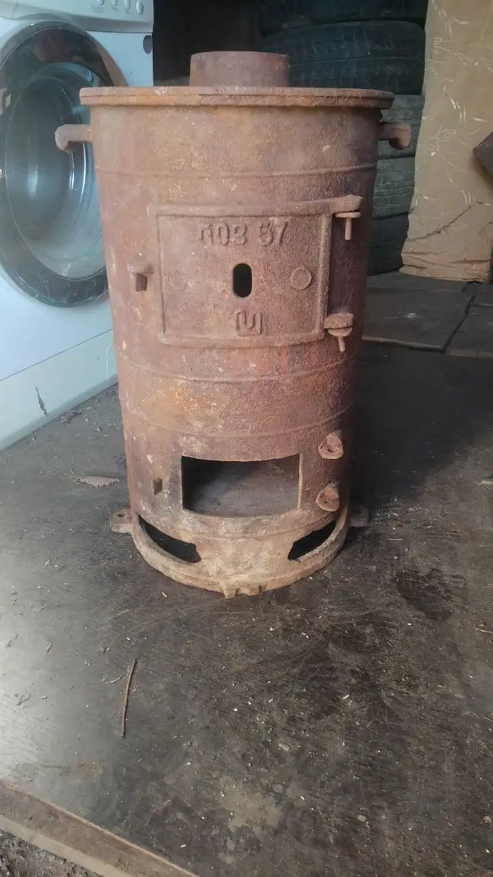 Печь буржуйка без дверки поддувало - Печи и отопление (Барахолка) в Владивосток