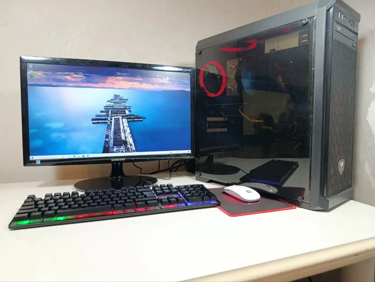 Персональный компьютер с монитором Intel i5-9400F GTX 1660 16GB - Компьютеры и комплектующие (Электроника) в Владивосток