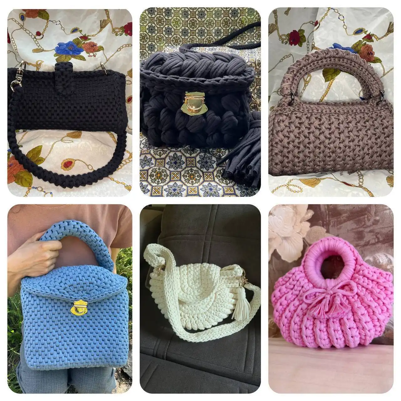 Сумка ручной работы из натуральной пряжи - Рукоделие (Хобби и отдых) в Владивосток