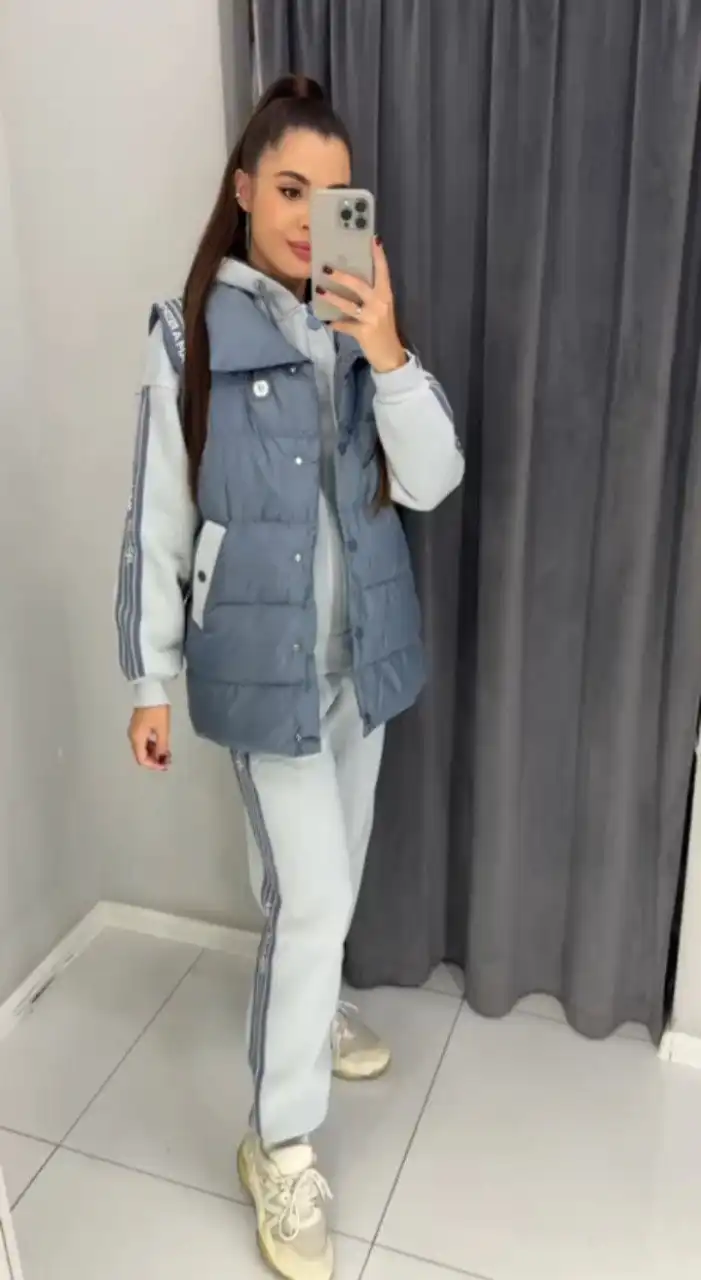 Спортивный костюм тройка на флисе