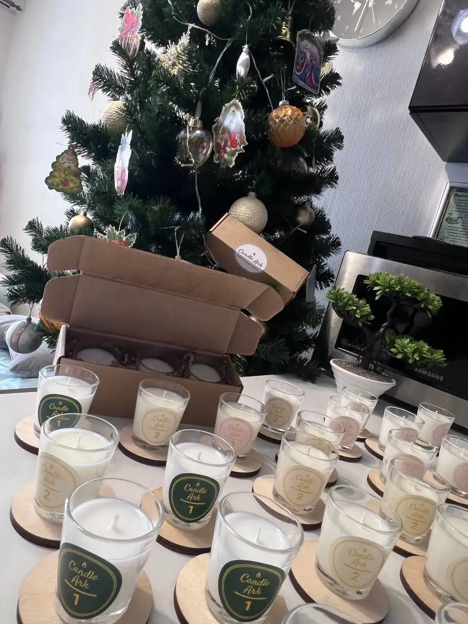 Свечной набор Candle Ark с тремя ароматами