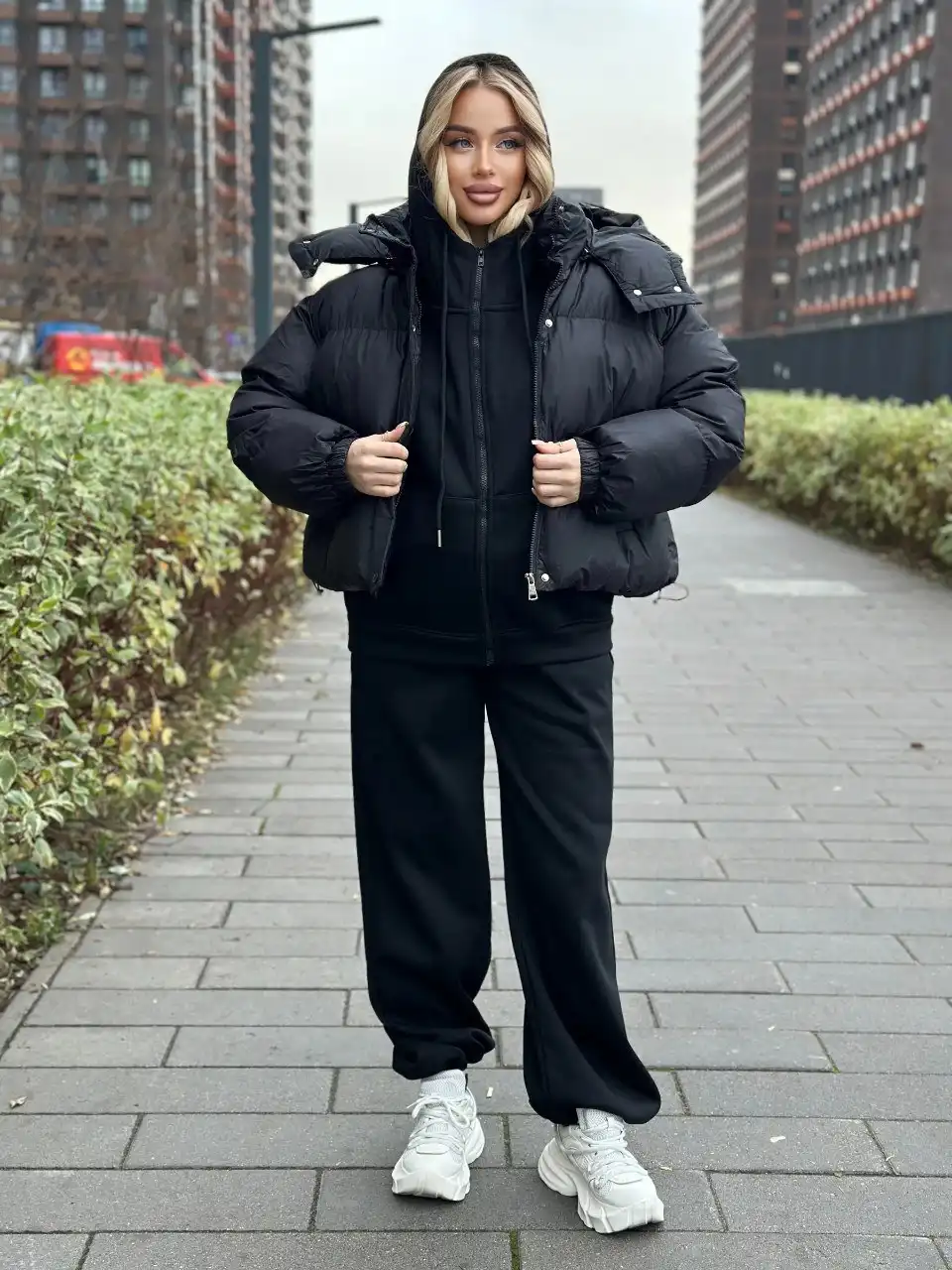 Спортивный костюм тройка на флисе с курткой - Спортивная одежда (Одежда) в Барнаул