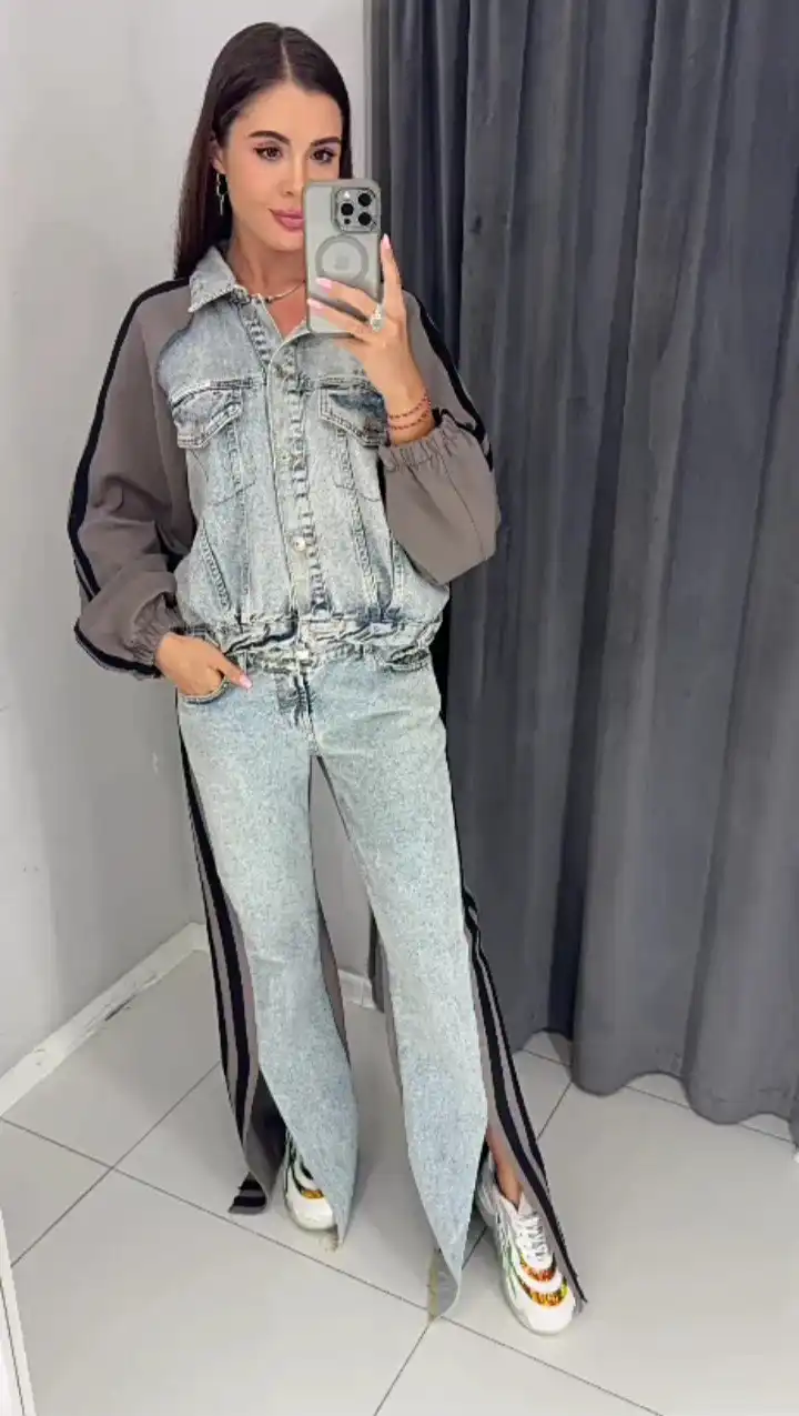 Джинсовый костюм двойка, размеры 42-58 - Одежда в Барнаул