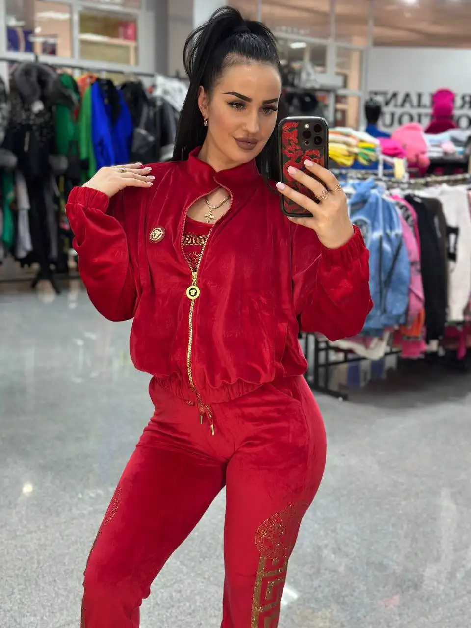 Велюровый костюм тройка, размеры 42-54 - Одежда в Барнаул