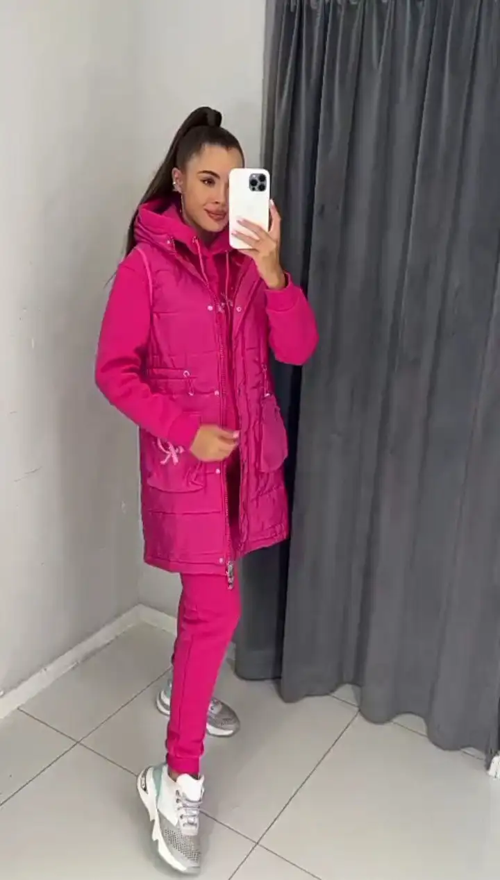 Спортивный костюм тройка на флисе - Спортивная одежда (Одежда) в Барнаул