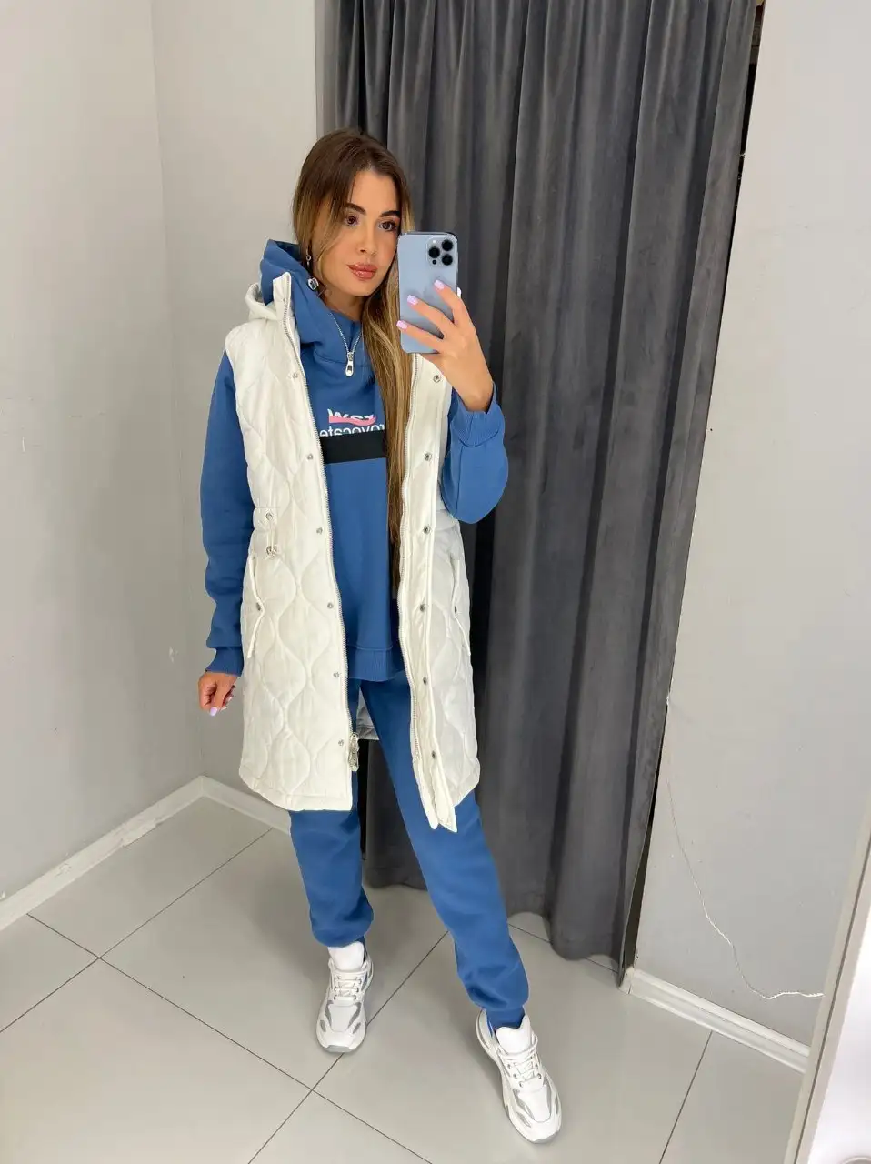 Спортивный костюм тройка на флисе - Спортивная одежда (Одежда) в Барнаул