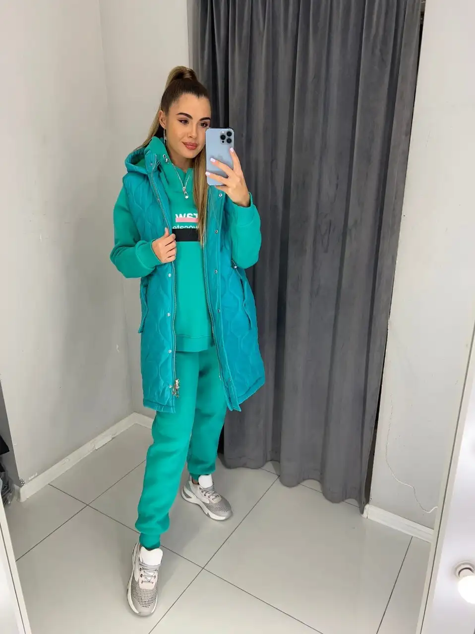 Спортивный костюм тройка на флисе - Спортивная одежда (Одежда) в Барнаул