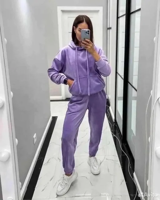 Велюровый костюм двойка, размеры 42-58 - Варежки в Барнаул