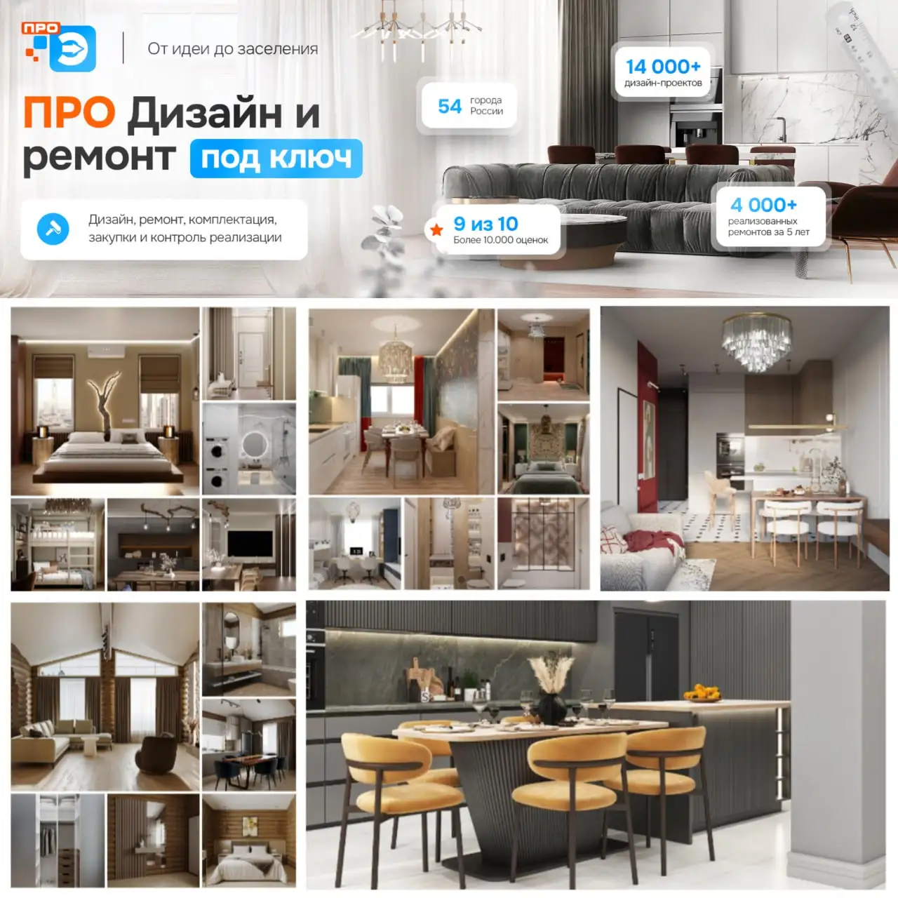 Дизайн проект интерьера от федеральной сети ПРО Дизайн - Дизайн интерьера (Услуги) в Барнаул