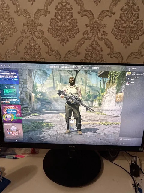 Продам монитор Philips 221V8/01 - Роботы-пылесосы в Барнаул