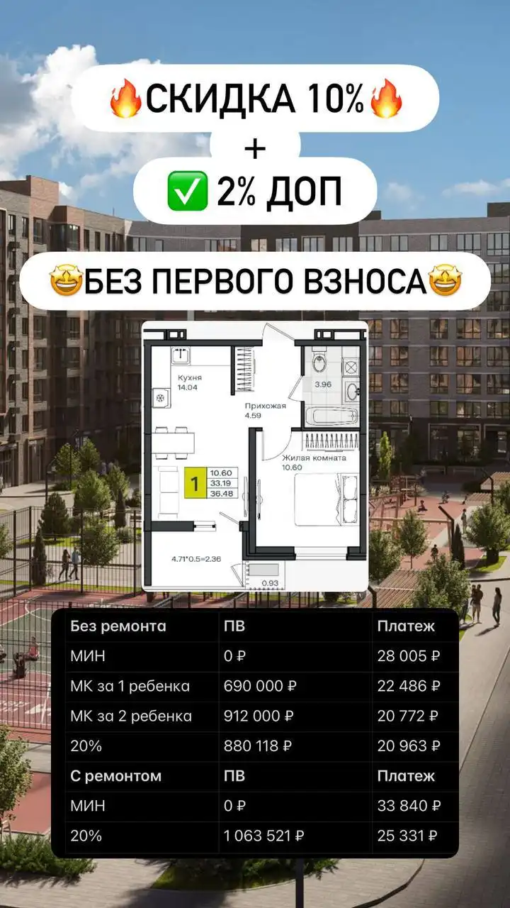 Сдается квартира с ремонтом в Краснодаре