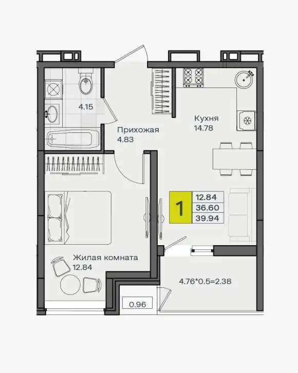 Сдается квартира с ремонтом в Краснодаре