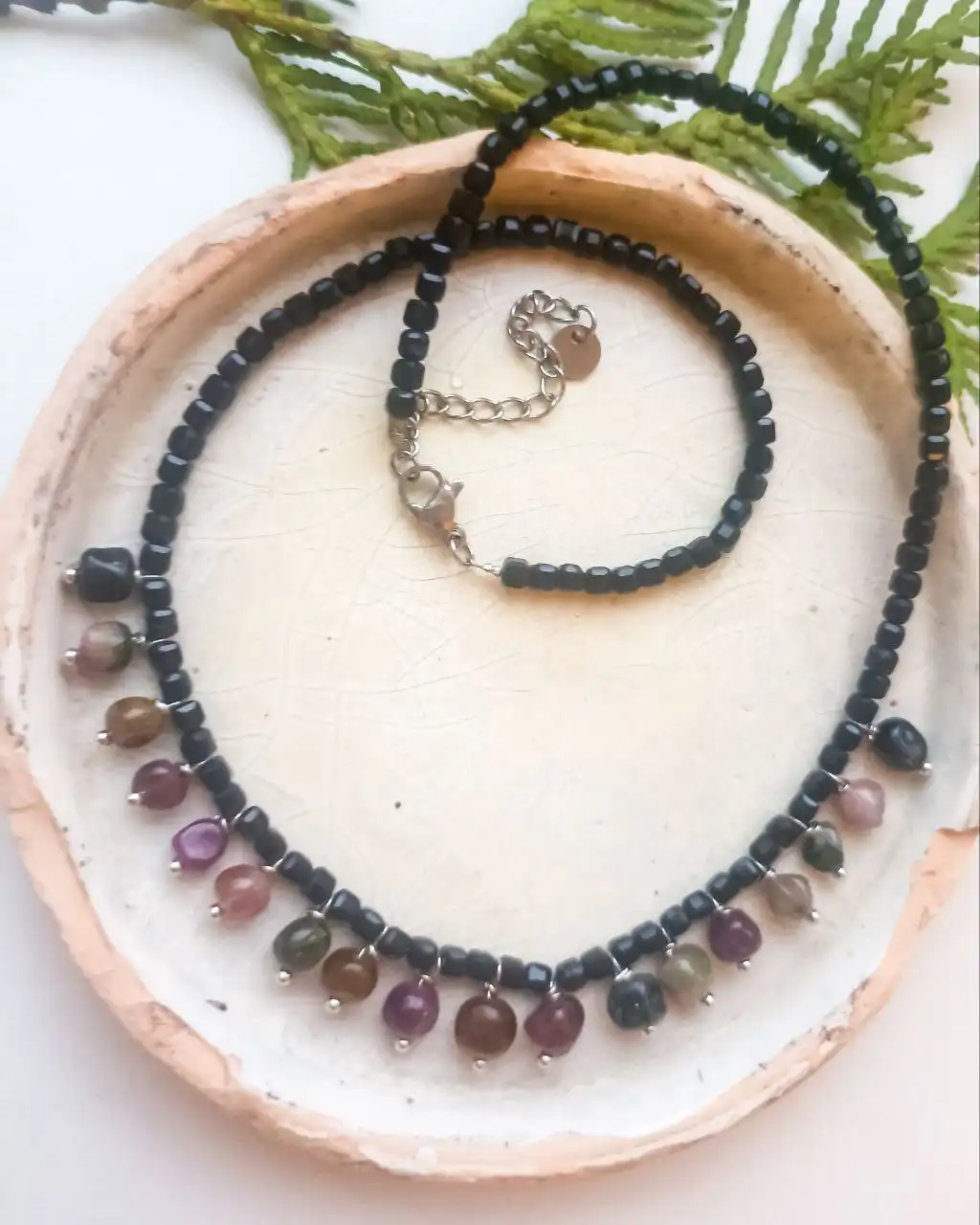 Украшение из турмалина