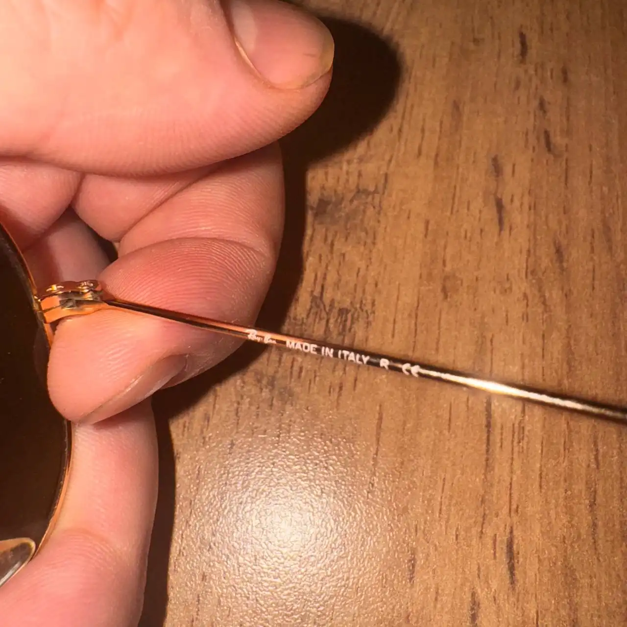 Очки RAY Ban оригинал цвет хамелеон с потертостями