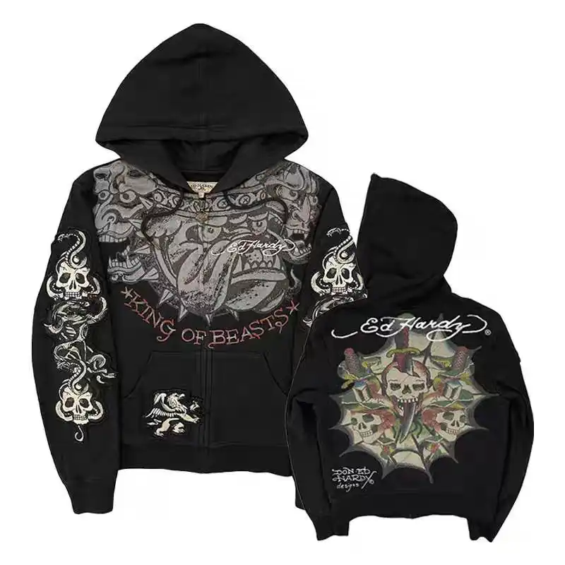 Продам зип худи Ed Hardy
