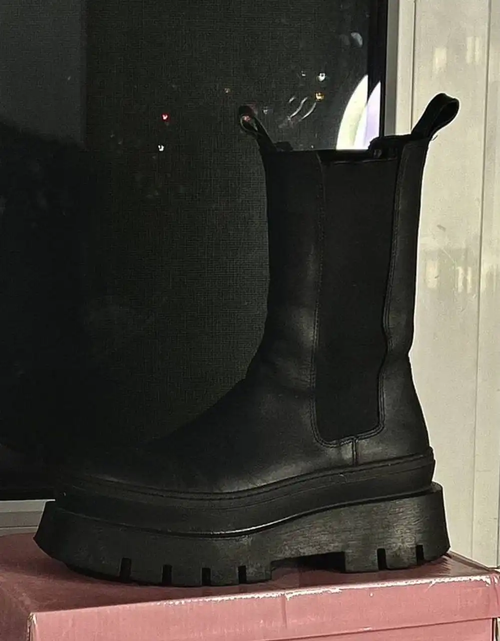 Ботинки челси Wysh с меховым утеплителем