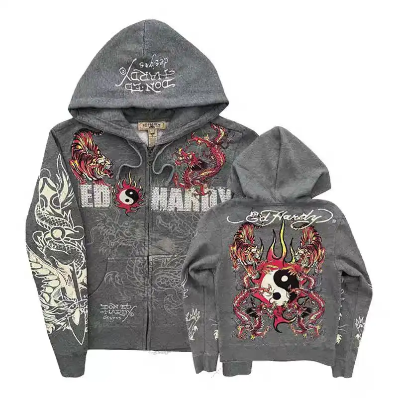 Продам зип худи Ed Hardy