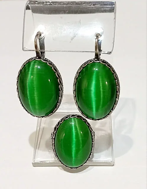 Ювелирное кольцо с камнем кошачий глаз - Хобби и отдых в Санкт-Петербург