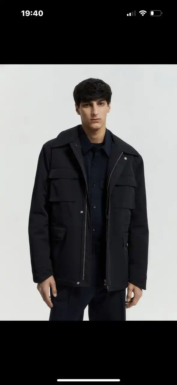 Утепленная куртка Lime черного цвета размер М (48)