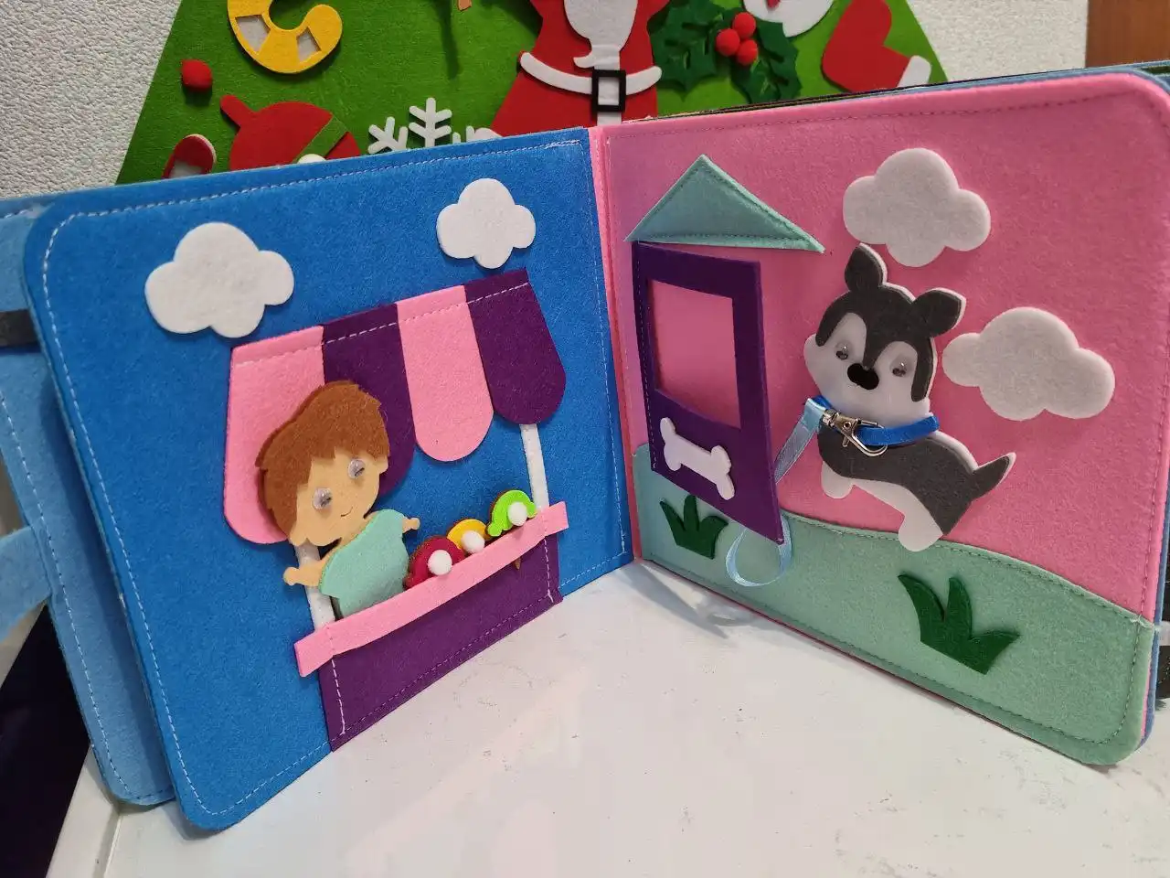 Книжка из фетра в новом состоянии