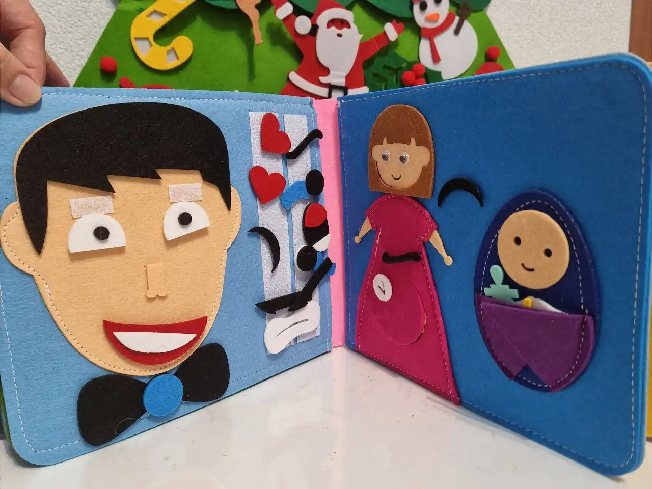 Книжка из фетра в новом состоянии