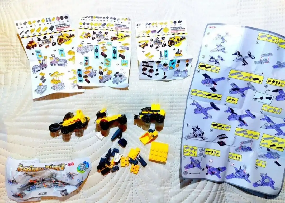 Пакет конструкторов Lego, Майнкрафт, Поппи Плей Тайм с ковриком и фигурками