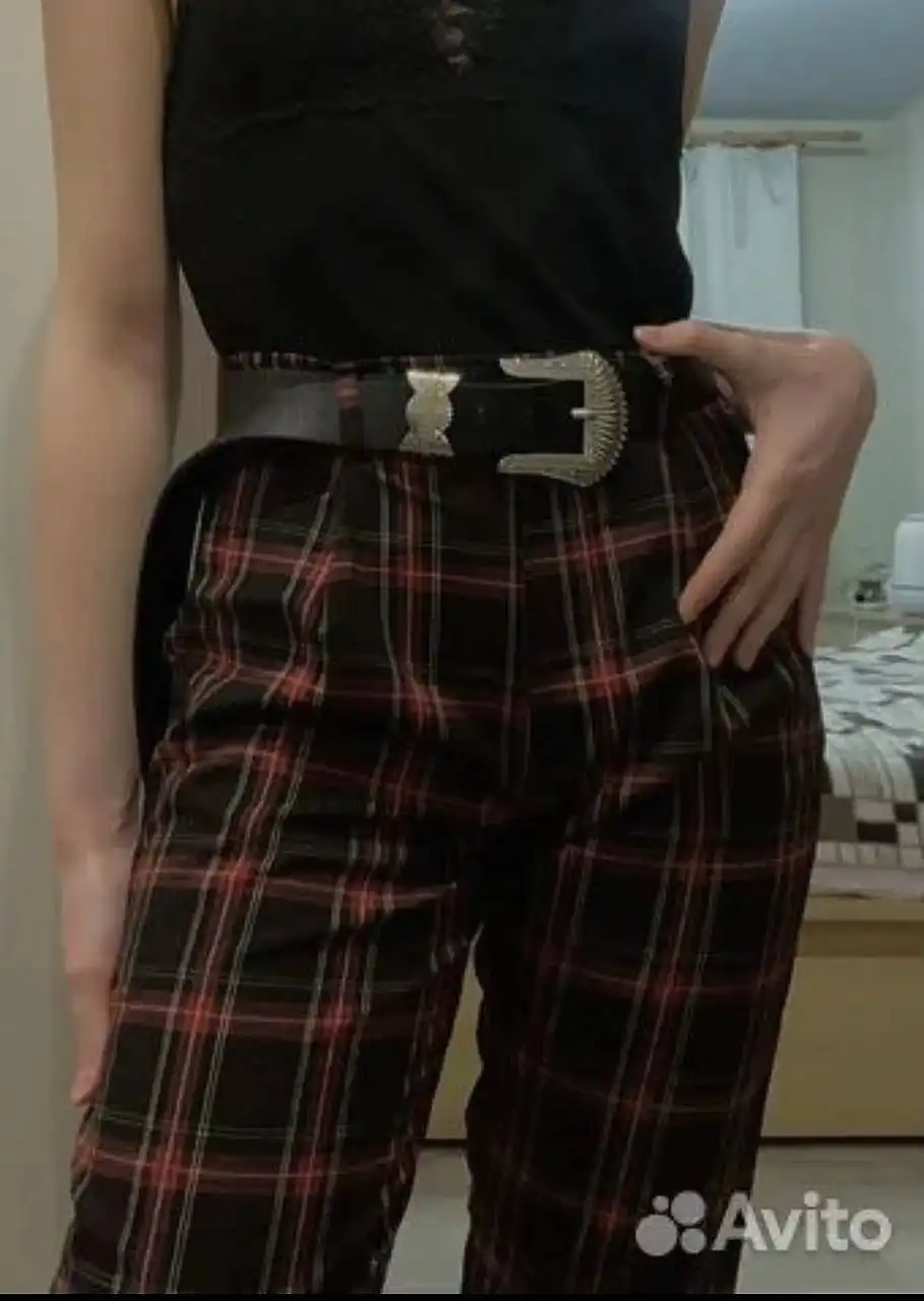 Брюки в клетку размер XS - Брюки (Одежда) в Санкт-Петербург
