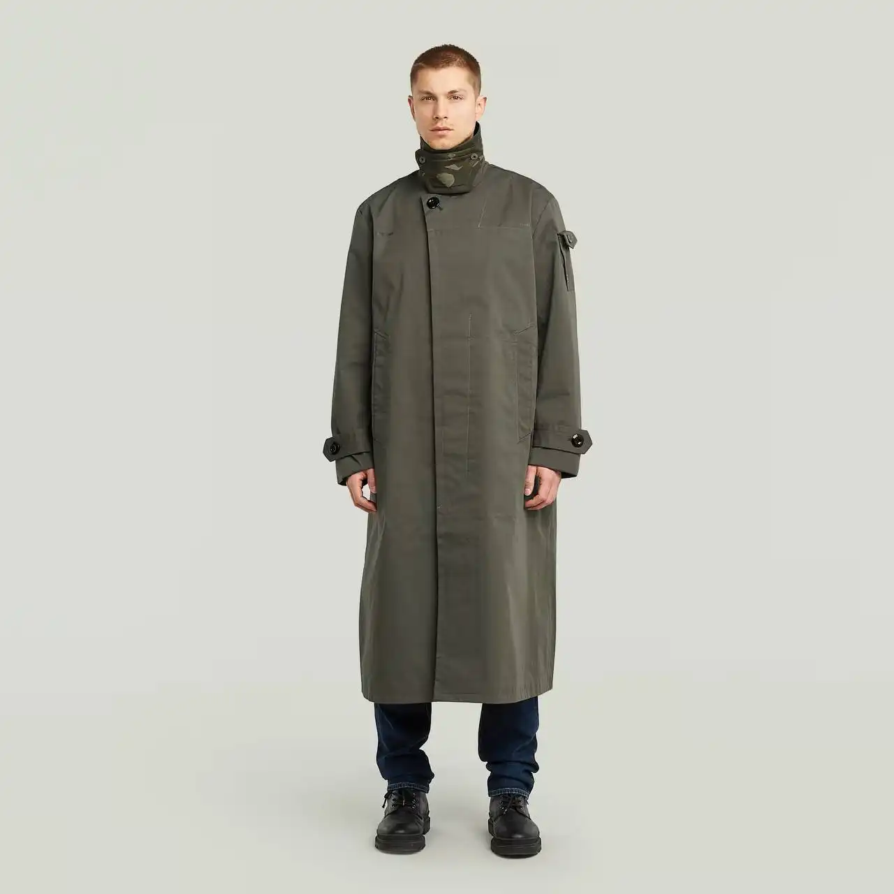 Плащ G-Star Raw E XL Utility Trench в ретростиле - Верхняя одежда (Одежда) в Санкт-Петербург