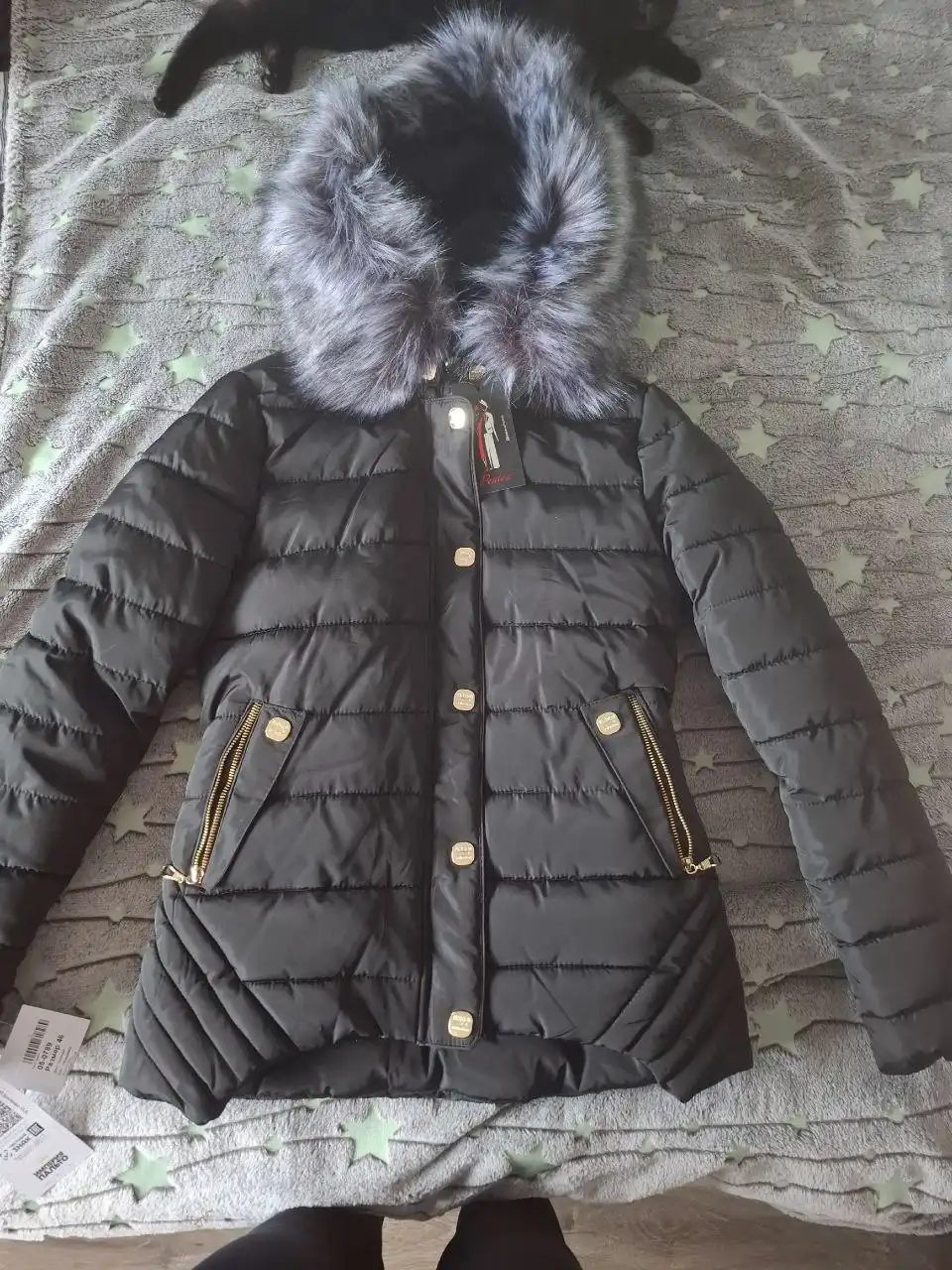 Зимняя куртка размер 46 из плащевки - Верхняя одежда (Одежда) в Санкт-Петербург