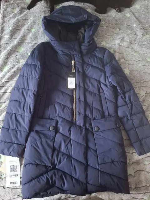 Женская демисезонная куртка из плащевки темно-синего цвета - частное объявление в Санкт-Петербург