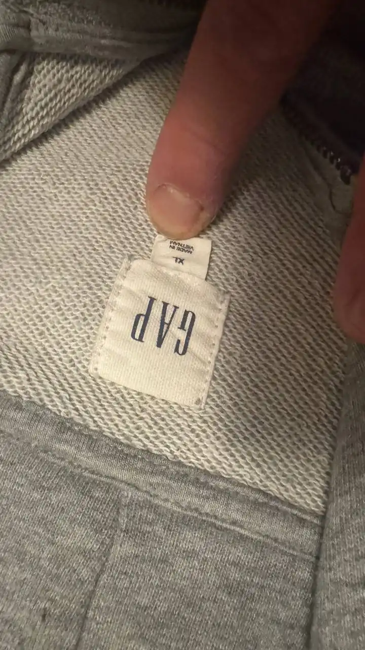 Толстовка худи на молнии XL в отличном состоянии - Толстовки/худи (Одежда) в Санкт-Петербург