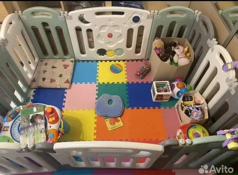 Детский манеж Unix line - Товары для детей в Санкт-Петербург