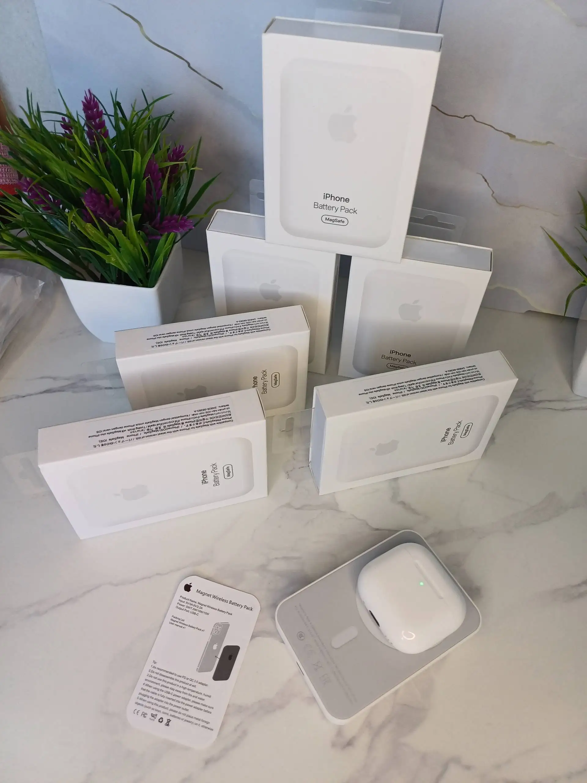 Apple Powerbank с MagSafe - Аксессуары для телефонов (Электроника) в Санкт-Петербург