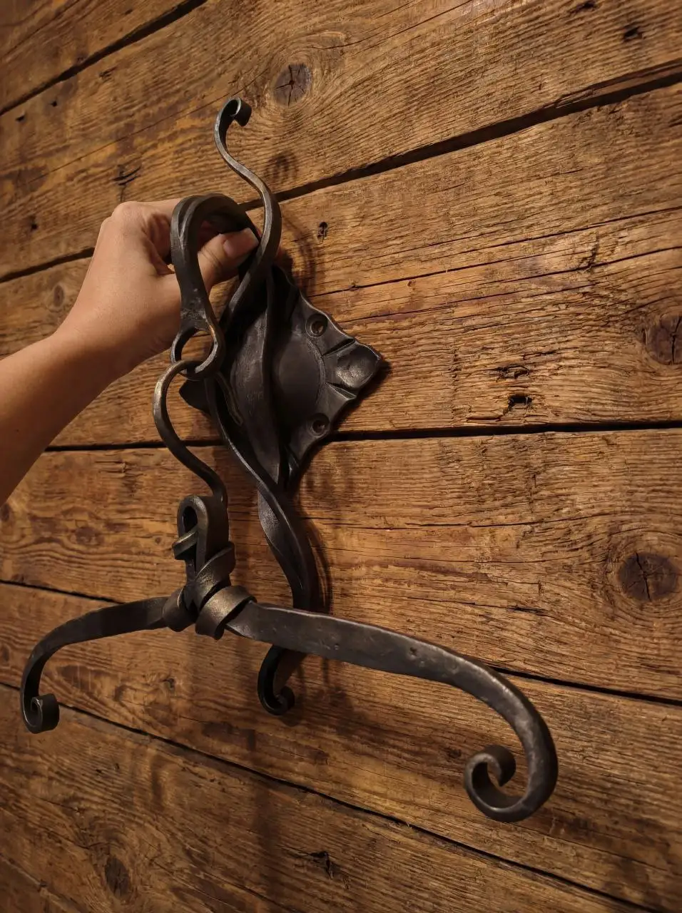 Кованая настенная вешалка ручной работы - Мебель для дома (Барахолка) в Санкт-Петербург