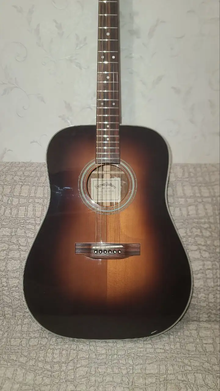 Акустическая гитара дредноут с верхней декой из массива Ситхинской ели - Музыкальные инструменты (Хобби и отдых) в Санкт-Петербург