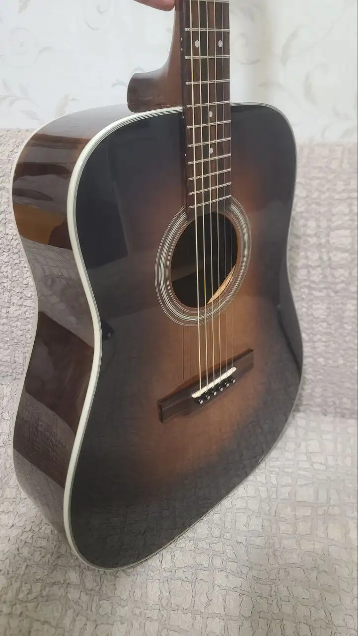 Акустическая гитара дредноут с верхней декой из массива Ситхинской ели - Музыкальные инструменты (Хобби и отдых) в Санкт-Петербург