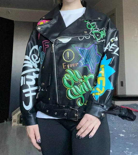 Продам косуху с принтом размер S - Обувь и аксессуары в Санкт-Петербург