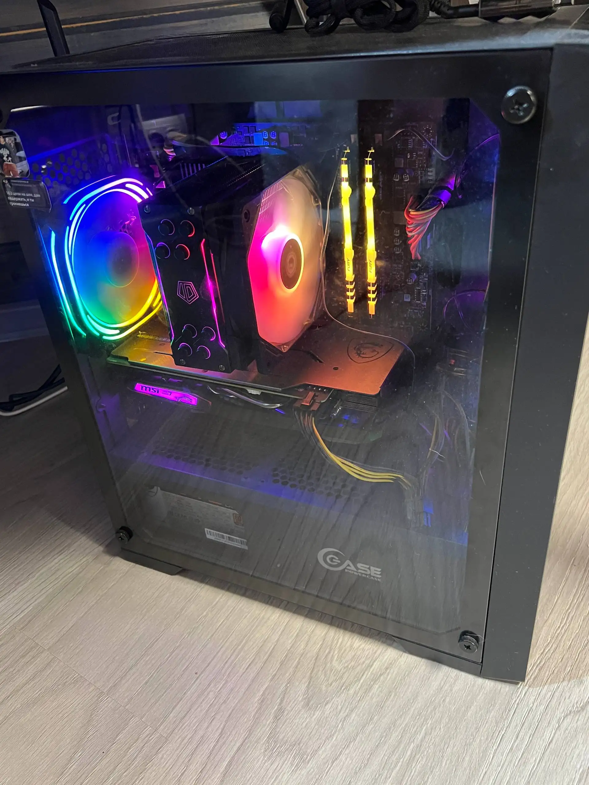 Продажа компьютерной техники: монитор MSI, мышь Lamzu, клавиатура Lunacy, наушники Logitech, микрофон Ardor, ПК на базе GTX 1660 Ti - Компьютерная техника (Электроника) в Санкт-Петербург