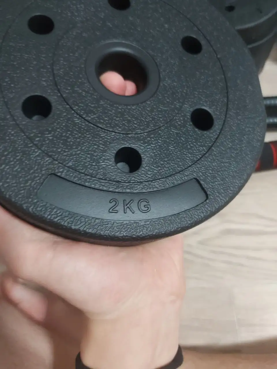 Набор гантели и штанги с дисками 19кг - Спорттовары (Хобби и отдых) в Санкт-Петербург