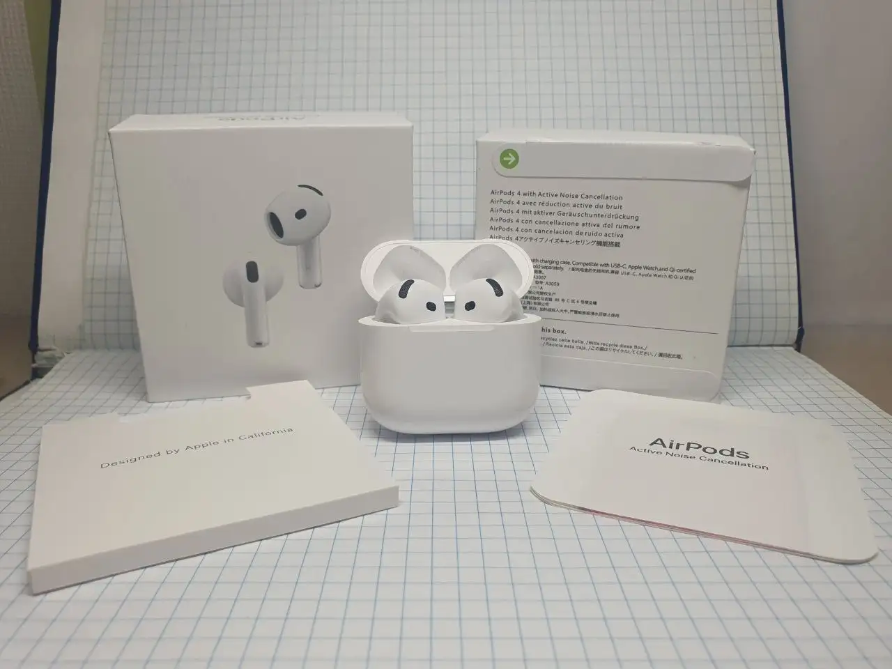 Airpods 4 ANC наушники с шумоподавлением - Наушники (Электроника) в Санкт-Петербург