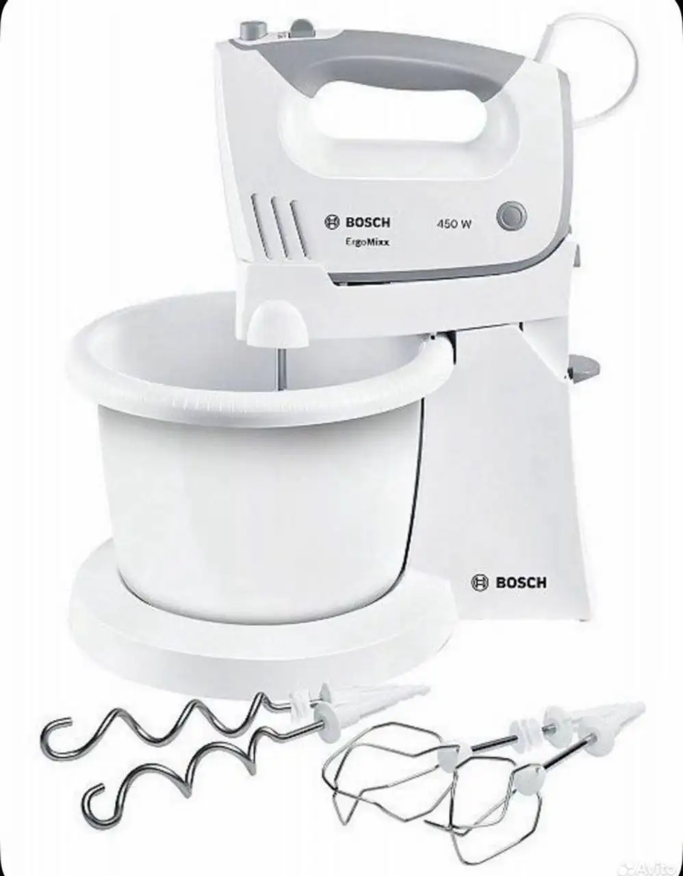 Продам миксер Bosch MFQ 36460 (450 Вт) бу в отличном состоянии - Кухонная техника (Для дома и дачи) в Санкт-Петербург