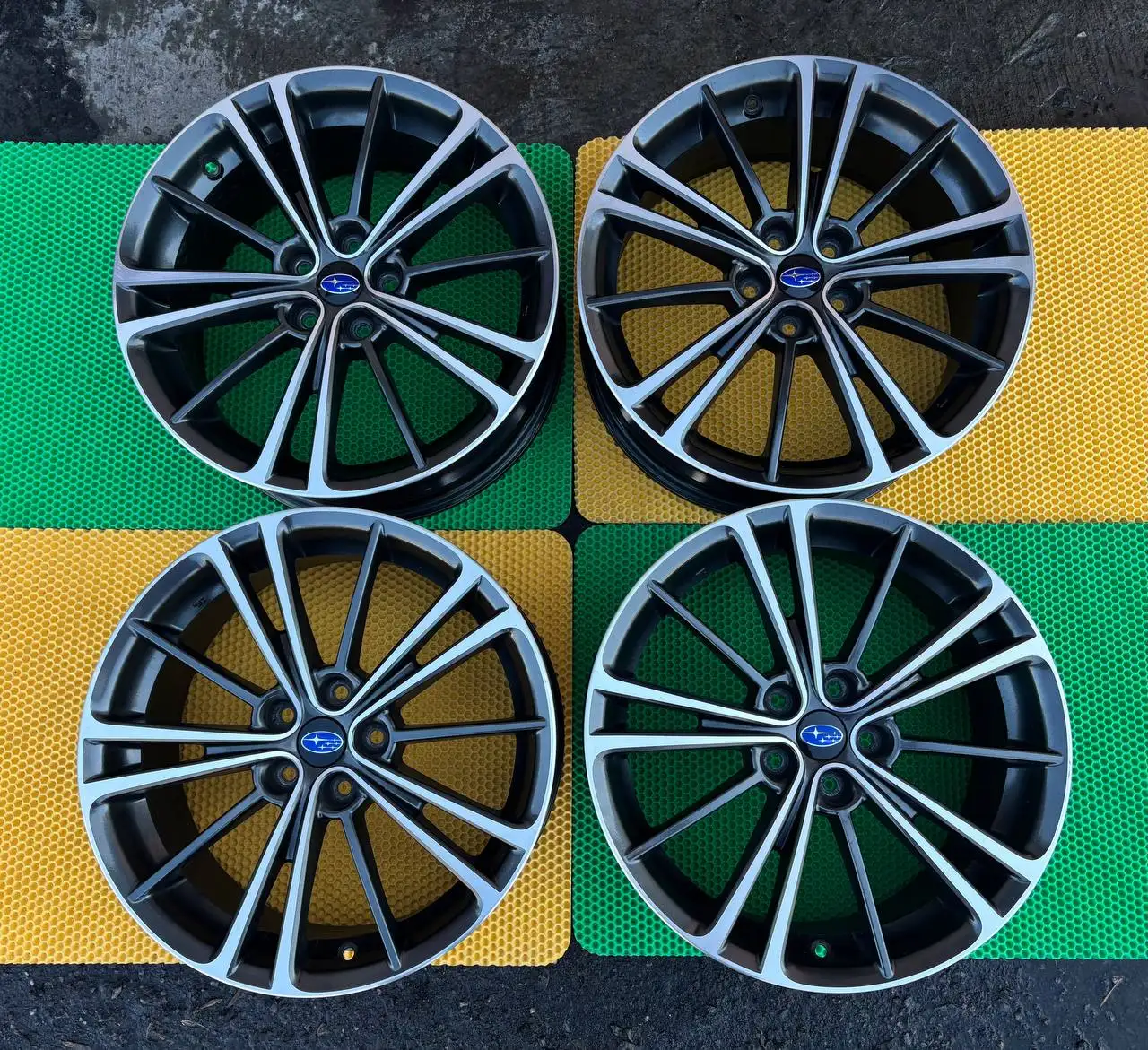 Диски Subaru R17 5/100 из Японии - Диски (Запчасти) в Новосибирск