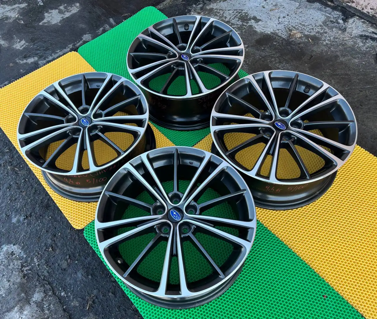 Диски Subaru R17 5/100 из Японии - Диски (Запчасти) в Новосибирск