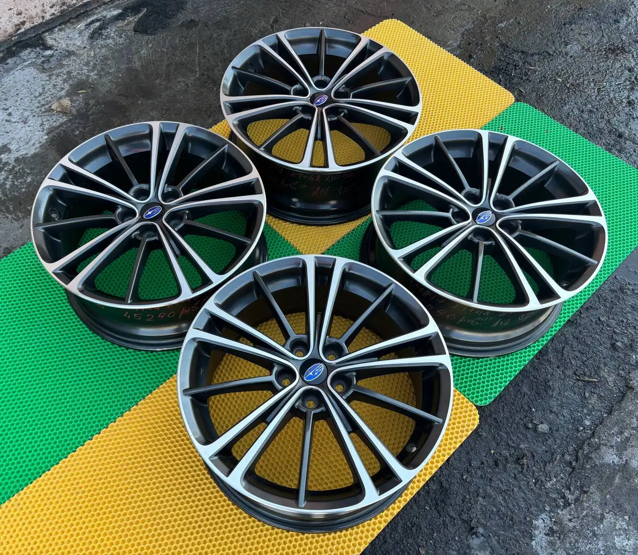 Диски Subaru R17 5/100 из Японии - Диски (Запчасти) в Новосибирск